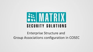 Enterprise Structures and Group Association