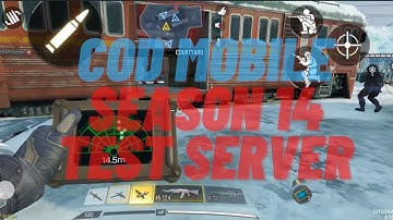 COD mobile season 14 TEST SERVER! (heartbeat sensor, overkill and more!!)