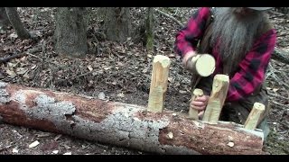 Log Splitting The Bushcraft Way