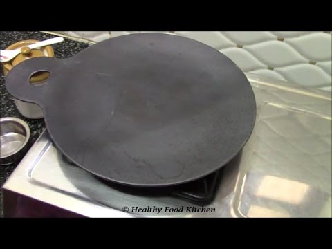 How to season iron tawa, Dosa kallu seasoning - Jeyashri's Kitchen