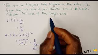 Relationship between linear and Area scale factor (AA e113) Wealth
