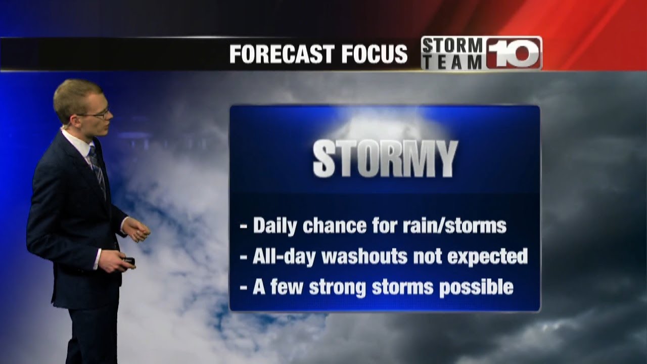 Rain chances ramping up in the days ahead - YouTube