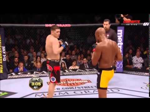 Anderson Silva vs Nick Diaz Luta Completa UFC 183 - 01/02/15