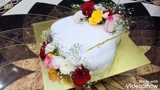 Wedding Cake Decoration Idea Fresh Flower Cake Design