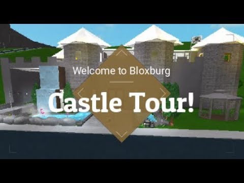 Touring My Modern Castle In Bloxburg Building Video In Desc