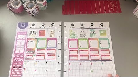 Happy Planner Classic and Wellness PWM