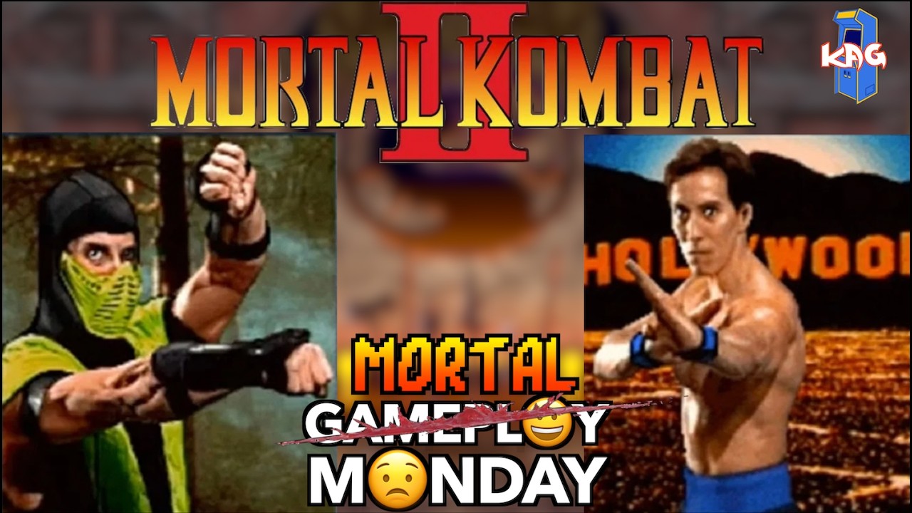 Аркадный зал Mortal Kombat II с двойным показом Рептилии и Джонни Кейджа! | Задание «Смертельный ...