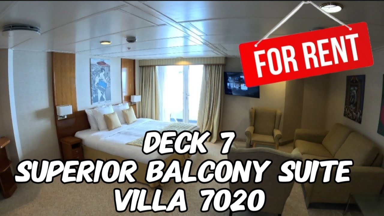 Улучшенный люкс с балконом | Палуба 7 | Вилла 7020 | Вилла Vie Odyssey | Эпизод 6