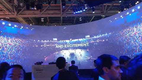 Panasonic 360 Degree Immersive Projection, CES 2019 [4K Video]