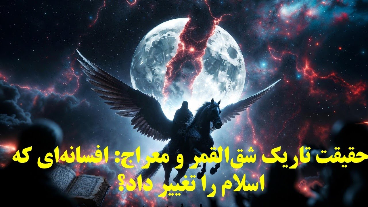 سفر کیهانی محمد و شکافتن ماه: معجزه الهی یا افسانه پنهان قرآن؟