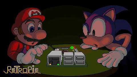 RetroPie - Splash Screen - Mario & Sonic
