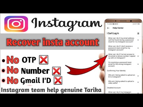 how to recover  instagram account without email and phone number 2022 ?