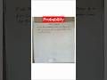 (Probability) #youtube #short #maths #probability#trending