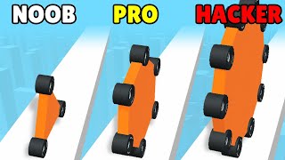 Spinny Wheelz! NOOB vs PRO vs HACKER screenshot 5