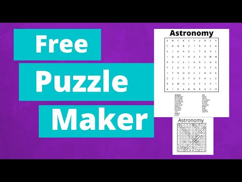 How To Create Word Search Puzzles For Free | KDP Low Content Books