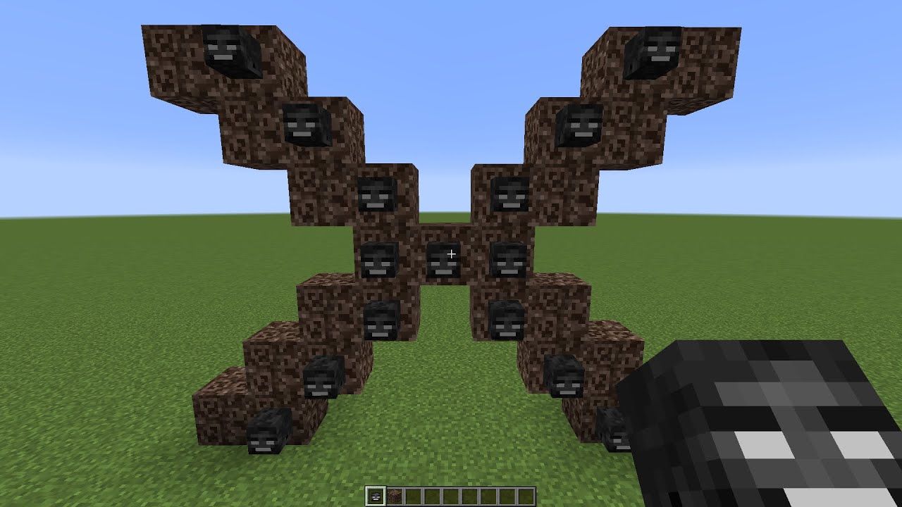 what if you create a DOUBLE X WITHER in MINECRAFT - YouTube