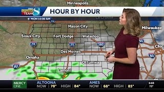 Light rain early, then a cooler week ahead