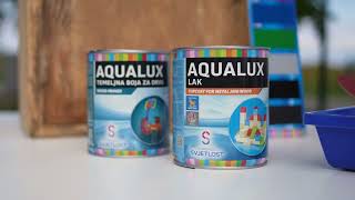 Aqualux Temeljna barva za les + Aqualux Lak - Slovenia
