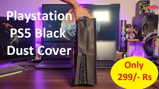 Black Dust Cover for PS5 | Soft Lining Dust Guard for PS5 Console | Anti-Scratch Sleeve for PlayS... screenshot 2