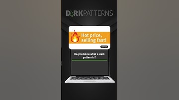 Beware of Dark Patterns!