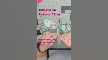 Bowdabra bow. How to make a bow with ribbon #bowmaking #bowdabra #howtomakeabow
