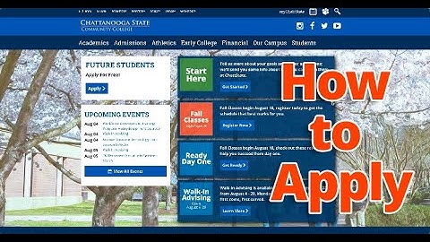 How to Apply to ChattState
