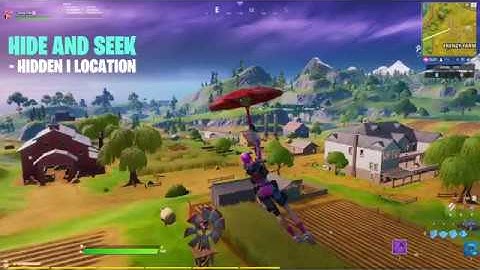 FORTNITE CHAPTER 2: Hidden "I" Location (Hide and Seek Challenges)