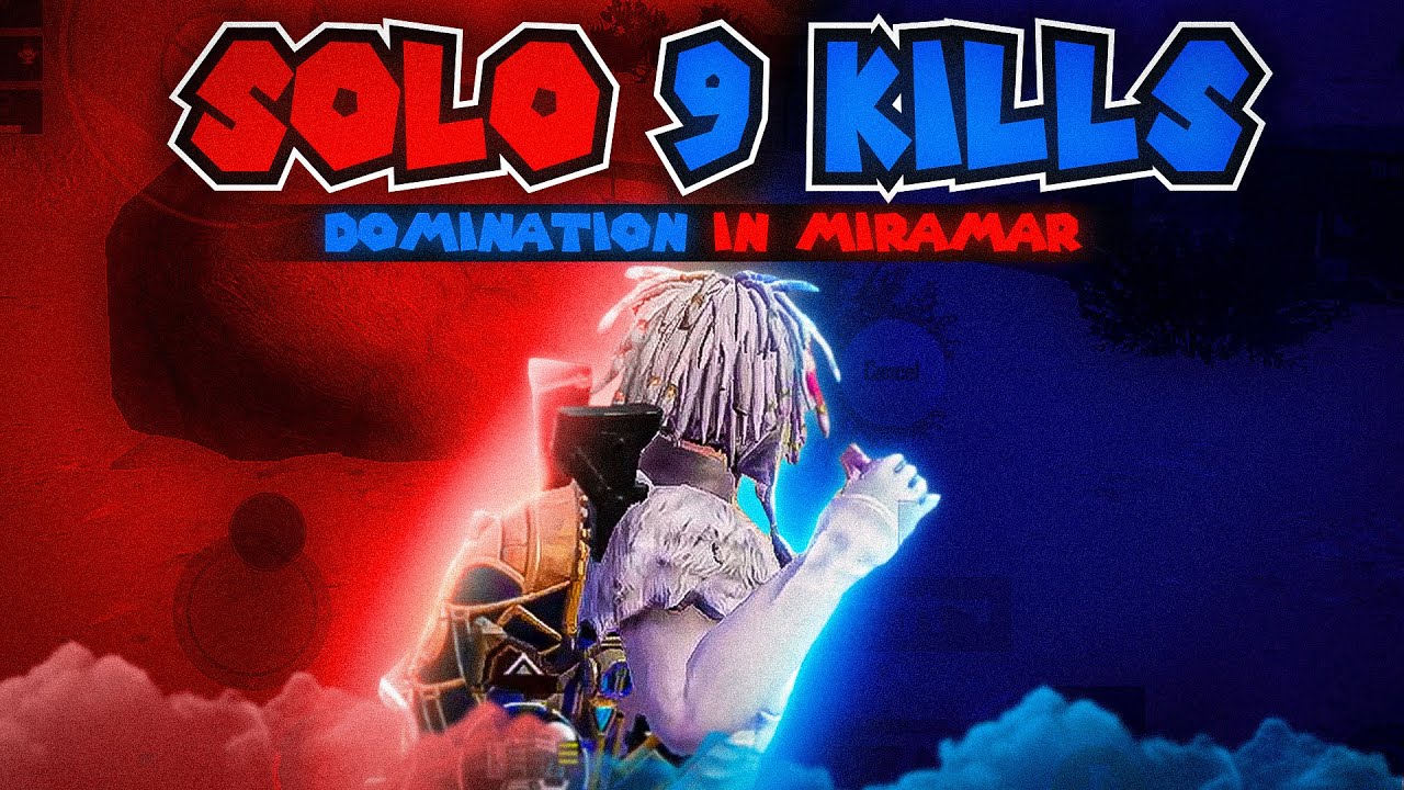 SOLO 9 KILLS DOMINATION IN MIRAMAR 🙀| BGMI COMPETITIVE GAMEPLAY 🔥 - YouTube