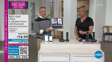 VTech 2Handset Phone with Bluetooth Answering System