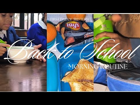 Preparing the kids lunchbox for School|| 1st day of third term