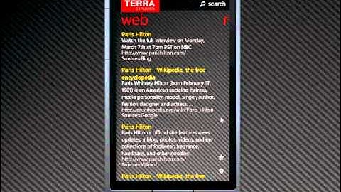 Windows Phone 7: Terra Explorer