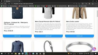 shopping cart using React &Typescript