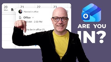Set Outlook Work Locations: Share your plan to be in the office