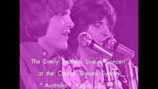 Everly Brothers 1971 live Concert - Sydney, Australia