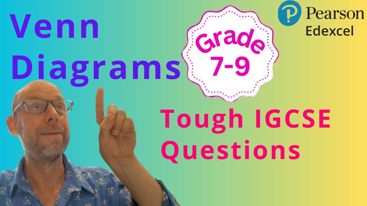Venn Diagrams IGCSE Questions Grade 7-9 #igcsemaths #edexcel #igcse #