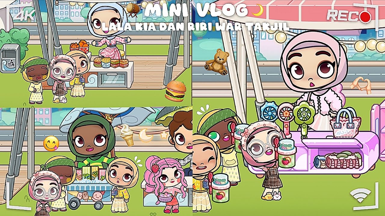 (AVATAR WORLD) MINI VLOG LALA KIA DAN RIRI NGABUBURIT