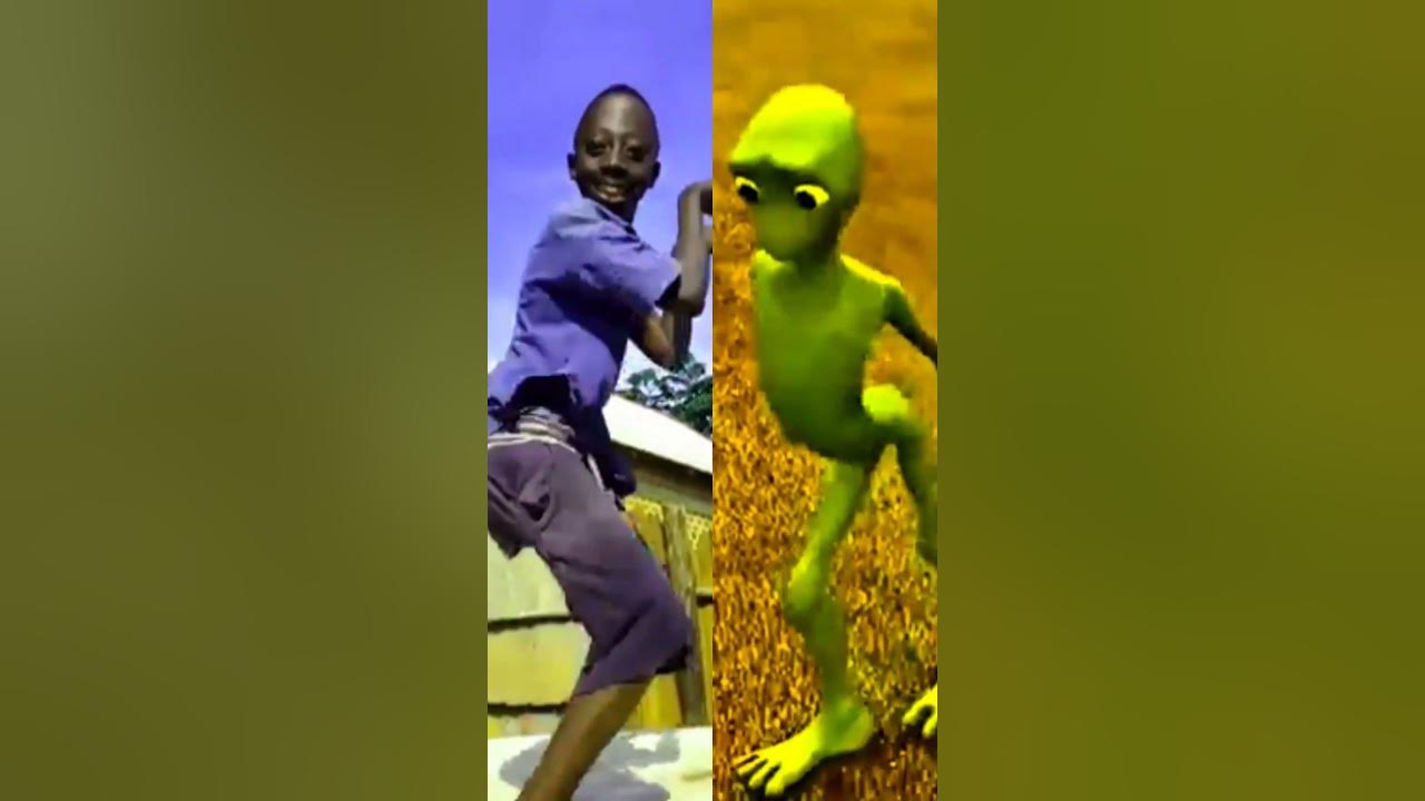 Green Alien Dance | El Chombo - Dame Tu Cosita feat. -Yeşil Uzaylı Dansı #dametucosita #shorts#cover