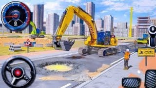 JCB Excavator Simulator JCB 3D - City Construction Road builder | Android Gameplay screenshot 5