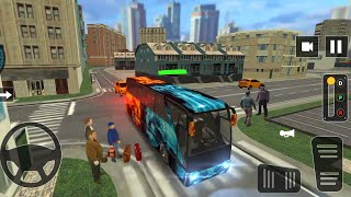 City Bus Driver Simulator Game (level 1-5) - Android Gameplay screenshot 2