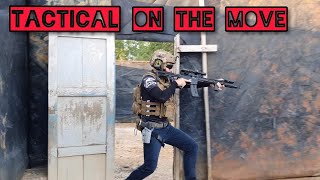 เข้าเคลียร์ห้อง เคลื่อนที่หาเป้าหมายและยิงจากที่กำบัง // CQB and Moving tactical drills