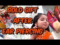 Aayat arif  gold gift after ear piercing  vlog
