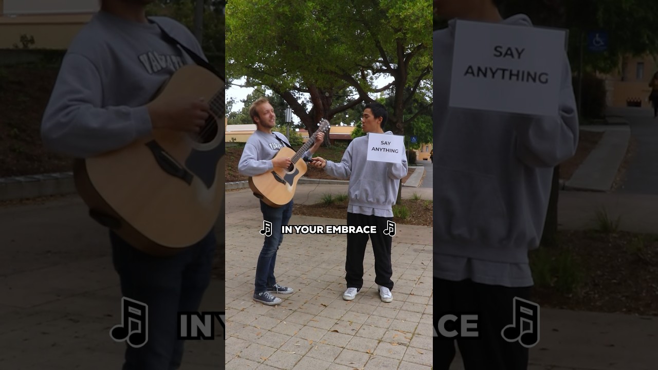 This Christian group let me play their guitar!