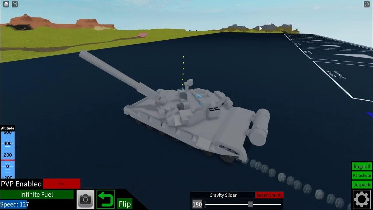 How To Make A Tank In Plane Crazy t90 tank tutorial roblox plane crazy - YouTube