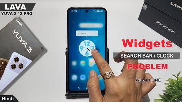 How to set widgets in notification bar lava yuva 3 pro | lava yuva 3 add home screen widgets