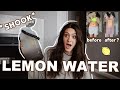 I drank a GALLON of LEMON WATER everyday for a WEEK | Any Results?