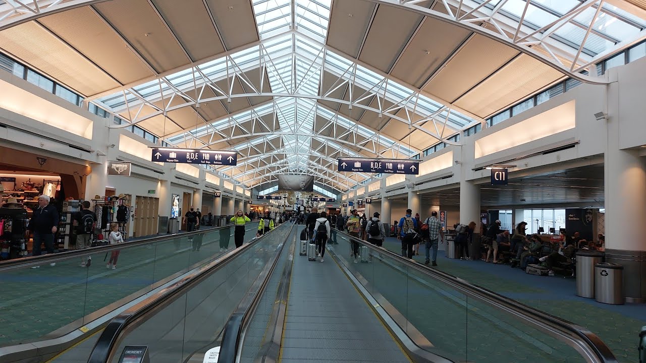 Arriving - Portland International Airport, Oregon