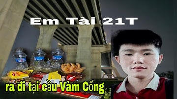 Xôn xao trong đêm em tài 21T  ra đi tại cầu Vàm Cống bỏ lại 1 chiếc xe 1 và một đôi dép