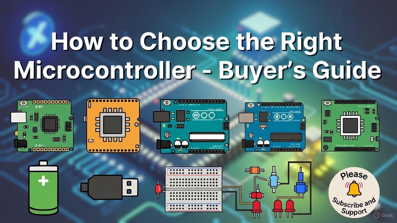 How to Choose the Right Microcontroller -Buyer’s Guide
