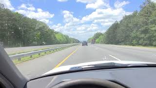 Freeway Cruising To Chattanooga. 1995 E300 W124 Diesel Pov Test Drive