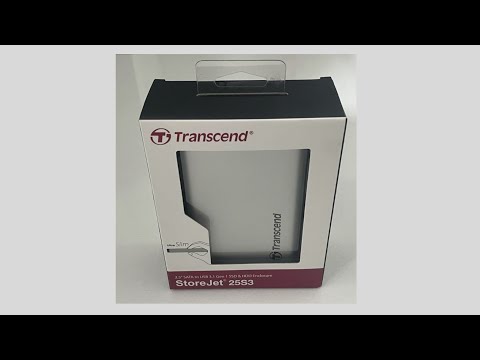 TRANSCENDS StoreJet 25S3 2.5" SATA To USB 3.1 Gen 1 SSD & HDD Enclosure